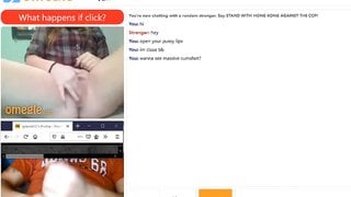 Omegle Horny Girl Moaning And She Came With Me