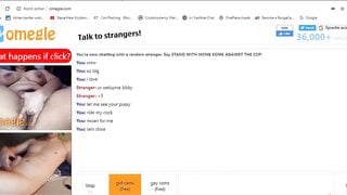 Milf In Omegle Mastrubating And Cums For Me