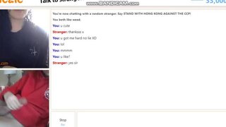 Stoner Girl Helps Me Cum On Omegle