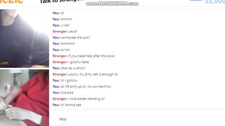 Stoner Girl Helps Me Cum On Omegle