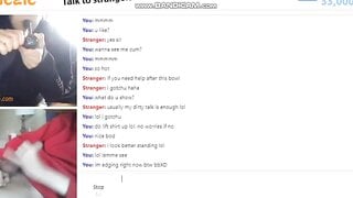 Stoner Girl Helps Me Cum On Omegle