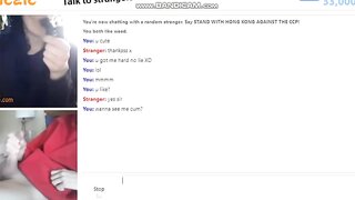 Stoner Girl Helps Me Cum On Omegle