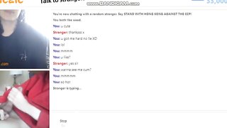 Stoner Girl Helps Me Cum On Omegle