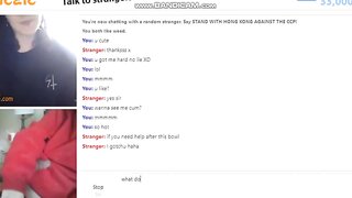 Stoner Girl Helps Me Cum On Omegle