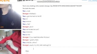 Stoner Girl Helps Me Cum On Omegle