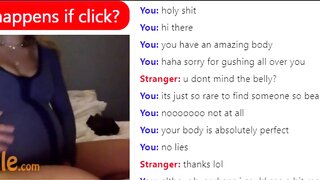 Pregnant Lady Teases on Omegle