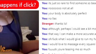 Pregnant Lady Teases on Omegle