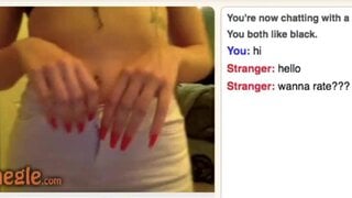 Sexy Omegle Teen Shows Off Perfect Ass For Cum
