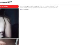 Jovencita Muestra Pechos En Omegle