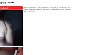 Jovencita Muestra Pechos En Omegle