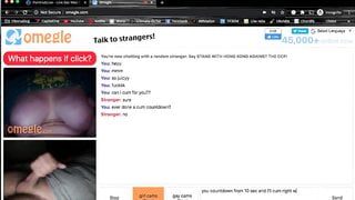 Omegle Slut With Big Boobs Gives A Cum Countdown