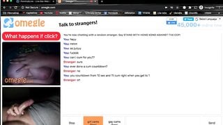 Omegle Slut With Big Boobs Gives A Cum Countdown