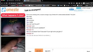 Omegle Slut With Big Boobs Gives A Cum Countdown