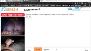 Omegle Slut With Big Boobs Gives A Cum Countdown