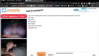 Omegle Slut With Big Boobs Gives A Cum Countdown