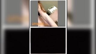 Cute Girl On Omegle Rides Pillow