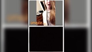 Cute Girl On Omegle Rides Pillow