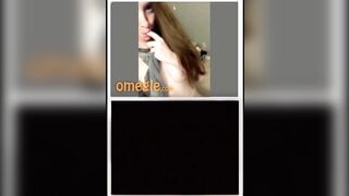 Cute Girl On Omegle Rides Pillow