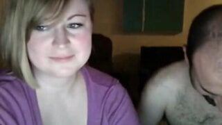 Exhibitionist couple on Omegle