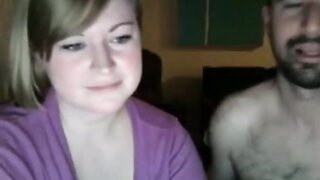 Exhibitionist couple on Omegle