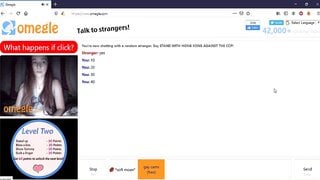 Cute Girl Flashes on Omegle