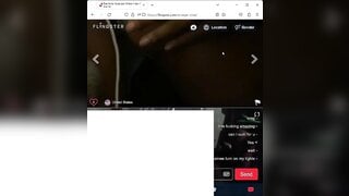 perfect tits babe is showing me her tits and teasing me