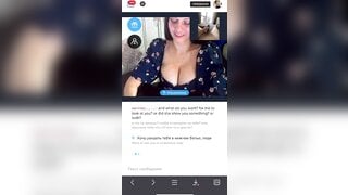 42 yo milf  big tits Chatroulette