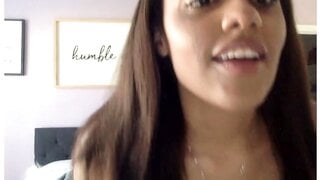 Perfect Ebony Teen Plays Game