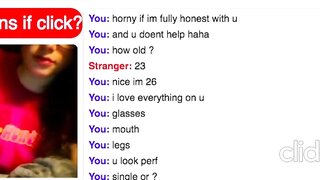 Omegle Slut Shows Her Tits Then Skips