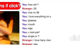 Omegle Slut Shows Her Tits Then Skips