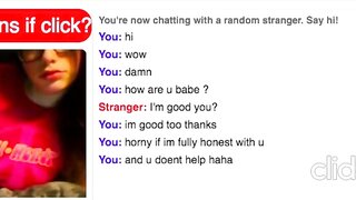 Omegle Slut Shows Her Tits Then Skips
