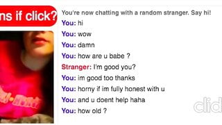 Omegle Slut Shows Her Tits Then Skips