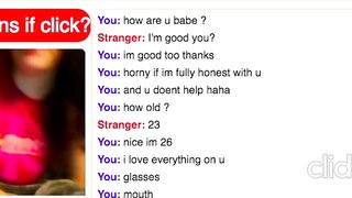 Omegle Slut Shows Her Tits Then Skips