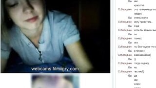 Girl teases