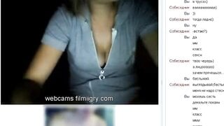 Girl teases