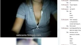 Girl teases