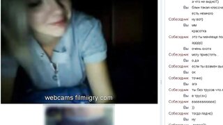 Girl teases