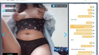 9. [Omegle/CR] Sexy Babe Can't Resist Toypussy