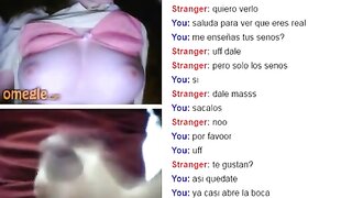 Lil Latina Shows Her Tits On Omegle