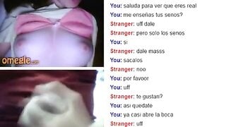 Lil Latina Shows Her Tits On Omegle