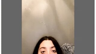 Omegle horny teen cumming