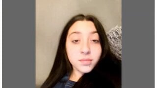 Omegle horny teen cumming