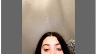 Omegle horny teen cumming