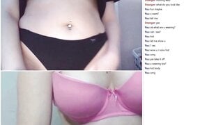 Omchater Omegle Pretty Girl Teasing