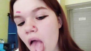 Russian teen teasing me