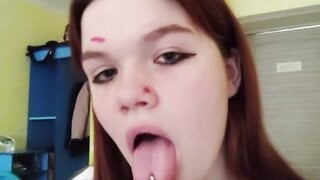 Russian teen teasing me