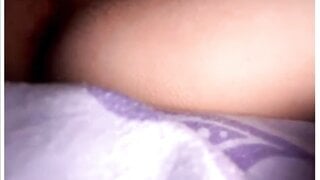 teen fucking her pussy