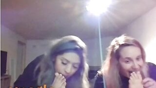 Teens Self Foot Worship