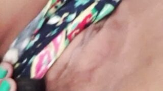 Pinay slut shows pussy