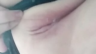 Russian slut shows pussy